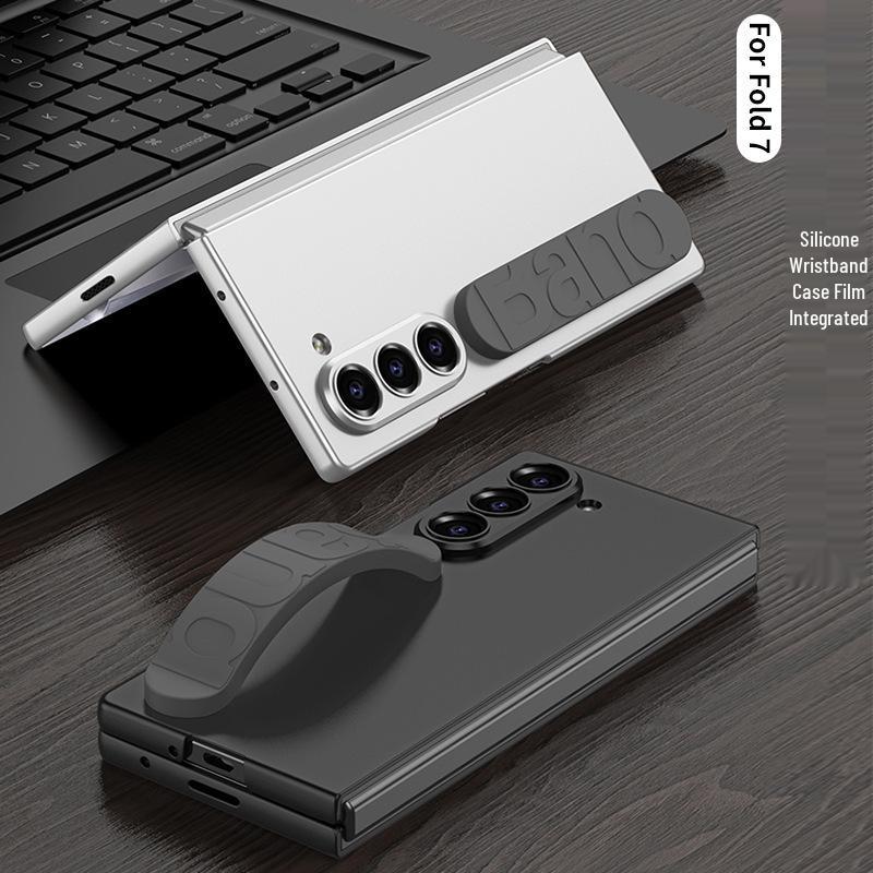 Samsung Z Fold7 Wrist Strap Protective Case with Integrated Film