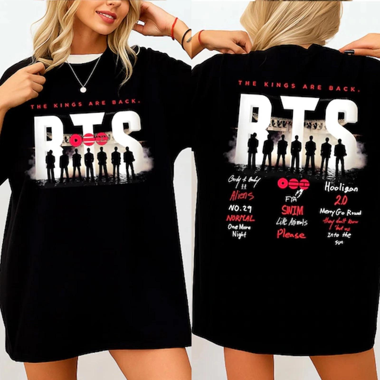 Retro BTS Arirang Support Tee, BTS Arirang Tour T-shirt, for Army, Kpop Fans XL
