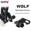 WOLF Eight-Character Arrow Rest for Recurve & Compound Bows - Archery Competition & Entertainment Equipment