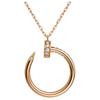 CARTIER Juste Un ClouJUSTE UN CLOU Diamond 18K Rose Gold Necklaces Women's Rose Gold B7224513