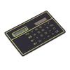 Mini 8 Digit Ultra Thin Solar Power Calculator with Touch Screen Credit Card Design Portable Calculator for Business School
