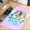 Bluey Printed Carpetrugfor Office Chair Living Room Bedroom Kitchen Room Decor Gifts
