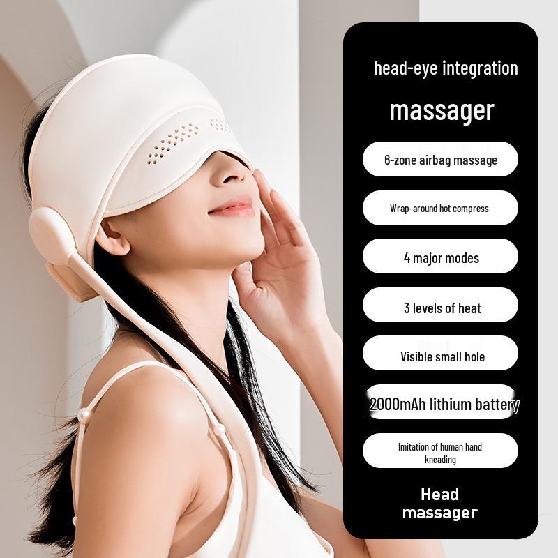 Octopus Automatic Head Massager: Sleep Aid, Scalp Therapy, Meridian Dredging, Portable Kneading Device