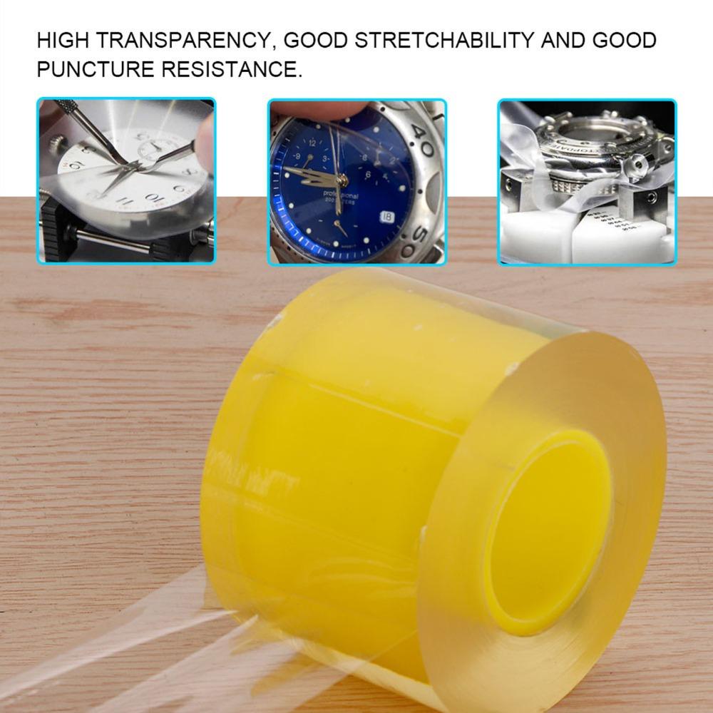 Self-Adhesive Anti Static Film 50MM Width Jewelry Tape Transparent Film Bangle Preservation
