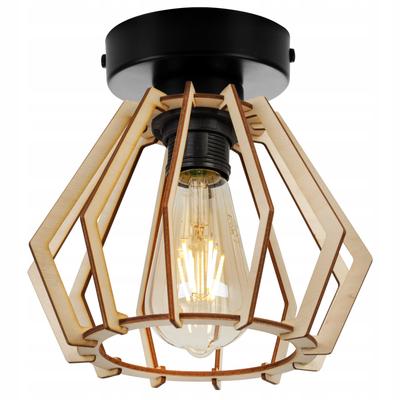 MODERN WOODEN LED CEILING HANGING LAMP