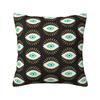 Custom Mediterranean Evil Eye Luxury Pillow Cover Home Decorative Turkish Amulet Culture Cushions for Sofa