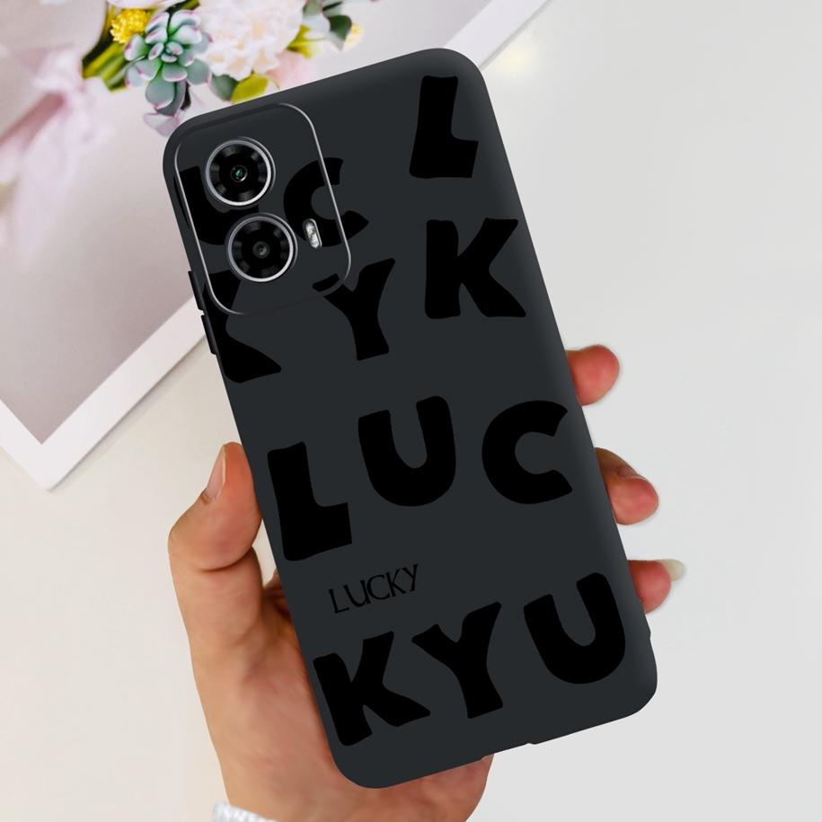 For Motorola Moto G24 Power Case 2024 New Fashion Flower Silicone Soft Back Cover For Moto G24 G34 Phone Case MotoG24 G 24 Coque