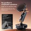 Magnetic Phone Stand Foldable Vacuum Suction Cup Cell Phone Holder 360 Rotation for iPhone 16/15/14/13/12 Plus/Pro/Max/Mini