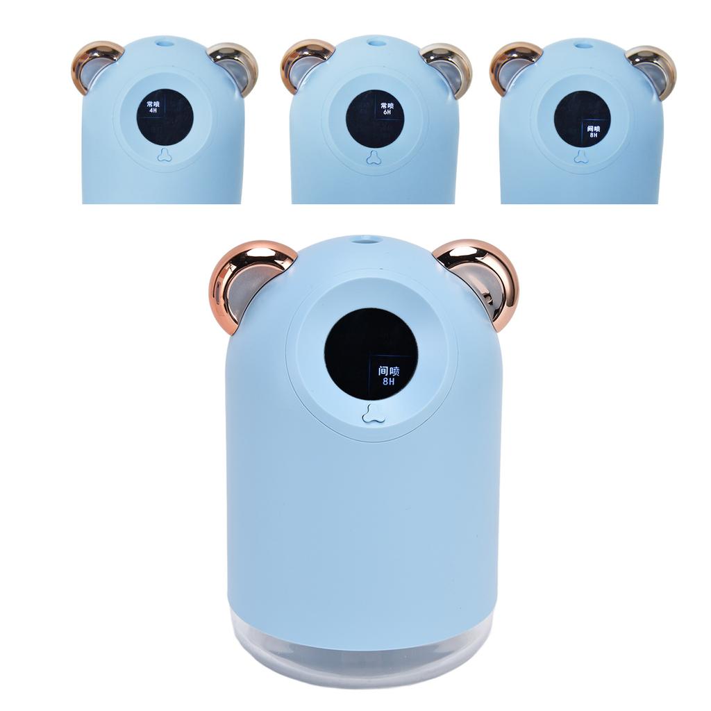 Mini Humidifier USB Charging 2 Modes Silent Portable Desk Air Humidifier with Night Light for Car Bedroom Office