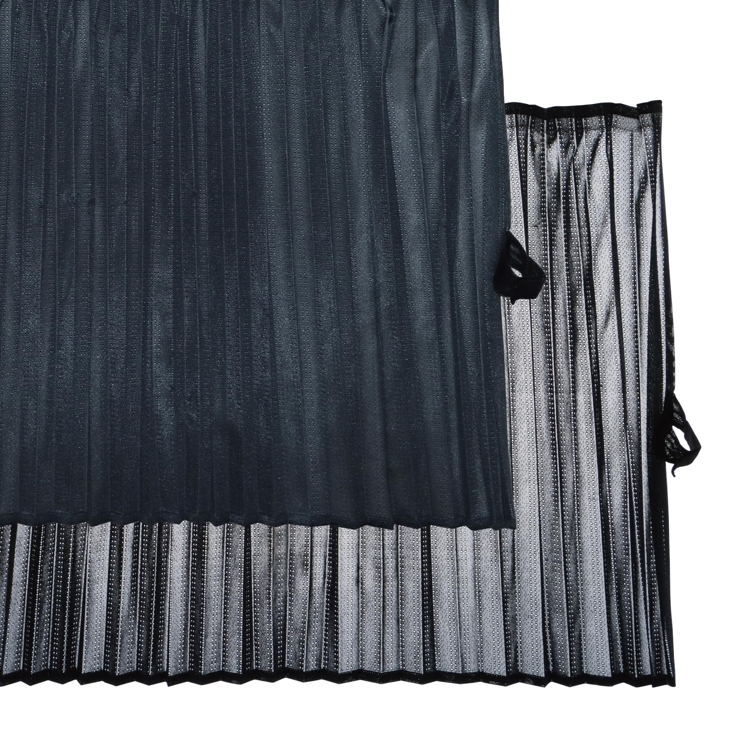 

JET INOUE Зеркальное кружево Круглое 4т 2720 x 850 507695 Шторы, (большой), мм, чёрный