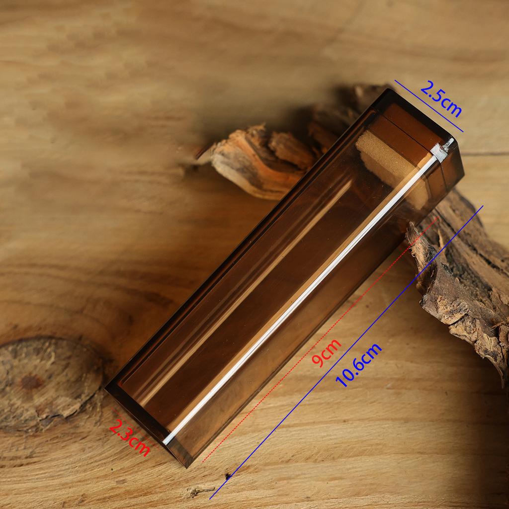 Tragbares Zahnstocheretui aus Kunststoff – transparenter Zahnstocherhalter für Reisen im Freien, Küchen- und Restaurantbedarf