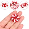20Pcs Plastic Christmas Simulation Candies Decorative Christmas Candy Pendants  DIY