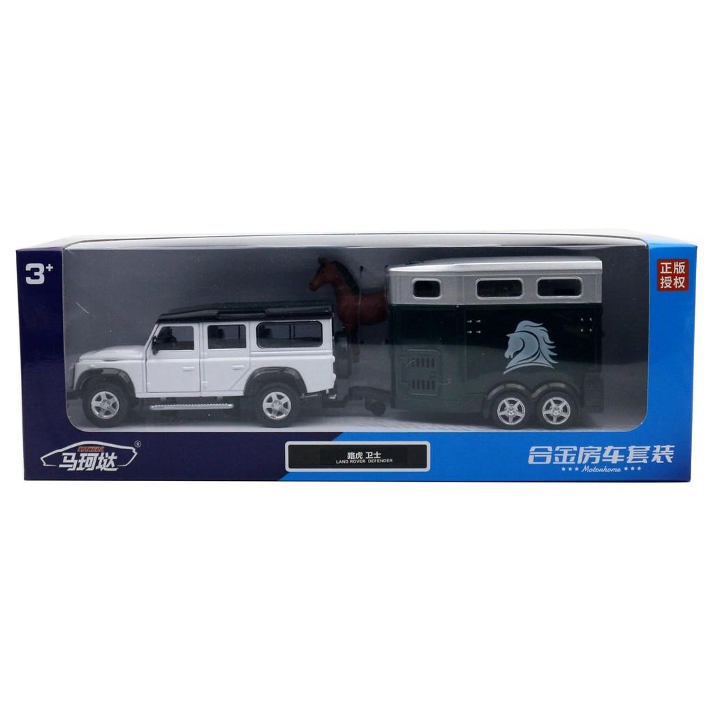 Land Wrangler Rover Pickup Alloy Model Set With Inertia Control For Kids Play
