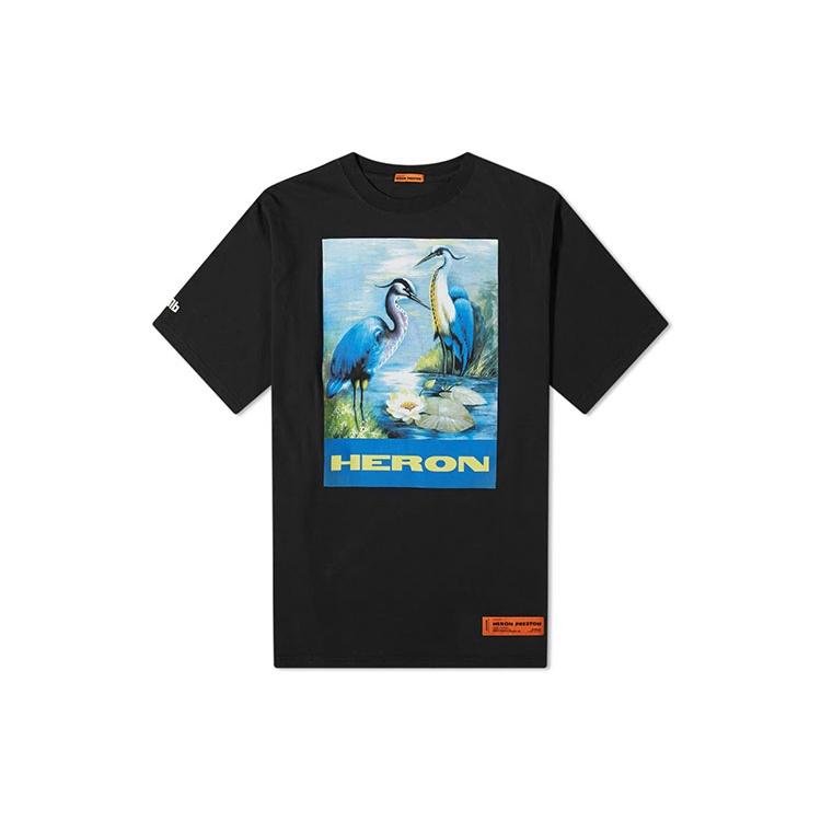 Heron Preston Heron apdrukas lielizmēra T-krekls