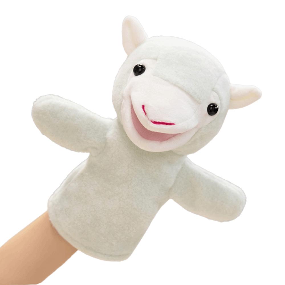 Cartoon Stuffed Hand Doll 25cm Stuffed Plush Animal Toy Kids Interactive Play Style E