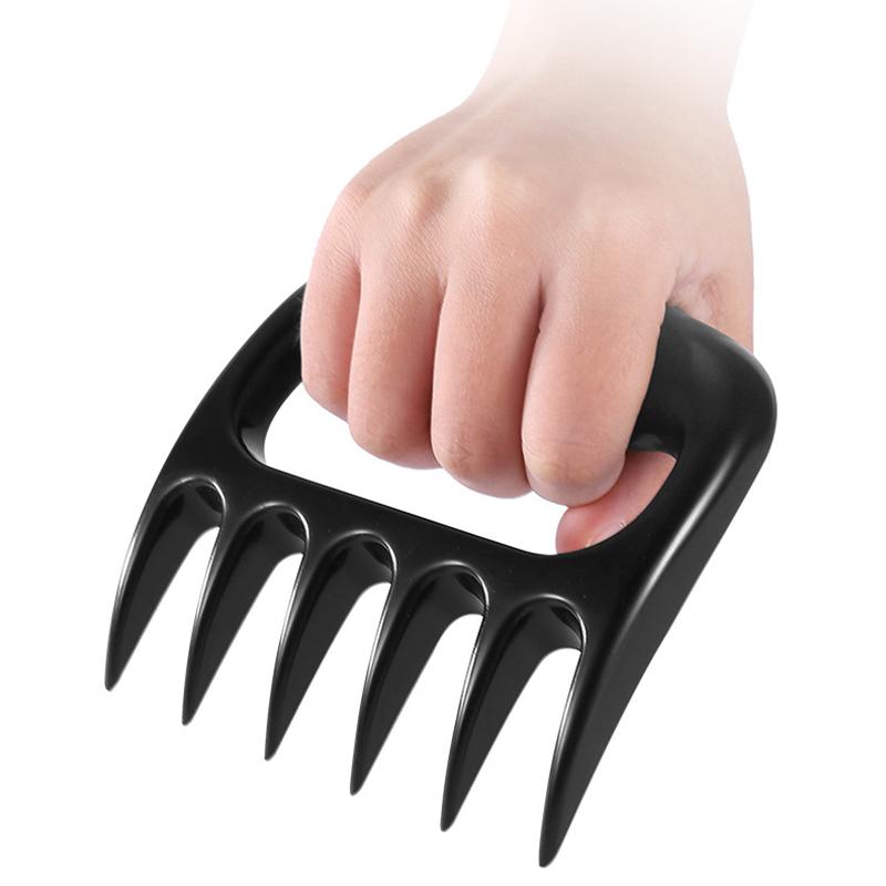2 STÜCKE Bärenklaue Fleischspalter BBQ Grill Fleischspalter Werkzeug Wärmeisoliert und Verbrühungshemmend Bärenpalme Küchenwerkzeug