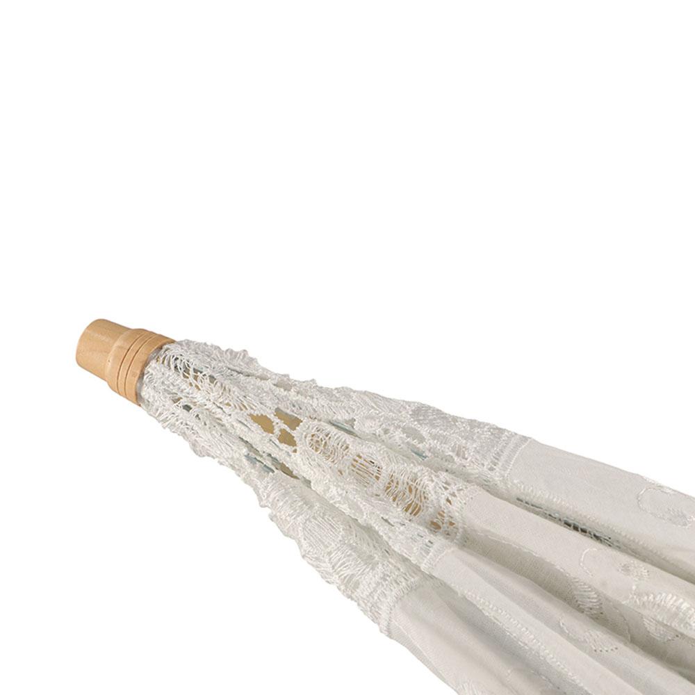 Hollowed Wedding Lace Umbrella Wooden Handle Parasol Umbrella Photography Prop Prop Umbrella  Women