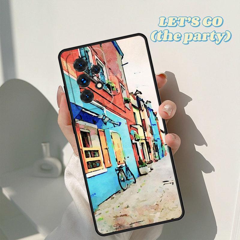 Travel italy Street Venice phone case For Samsung Galaxy A42 A31 A40 A51 A71 A32 A80 A91 A52 A72 A20e A21S A50 A70 A11 A12 Cover