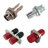 Fiber Optic Connector Adapter Flange Plug Coupler, Single/Multi-mode, Single/Double Core Options