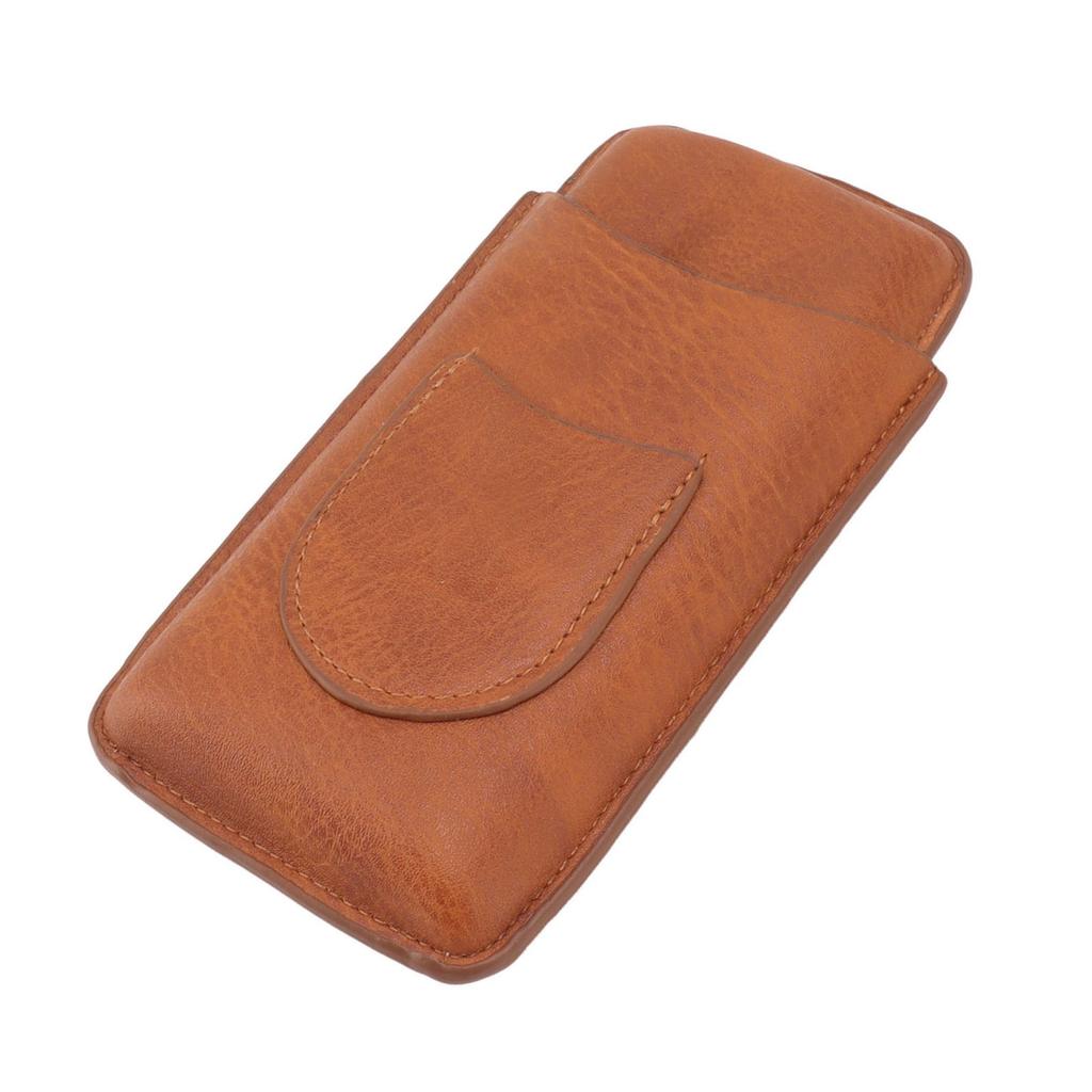 3 Fingers Cigar Case Artificial Leather Waterproof Portable Travel Cigar Box for Outdoor Business