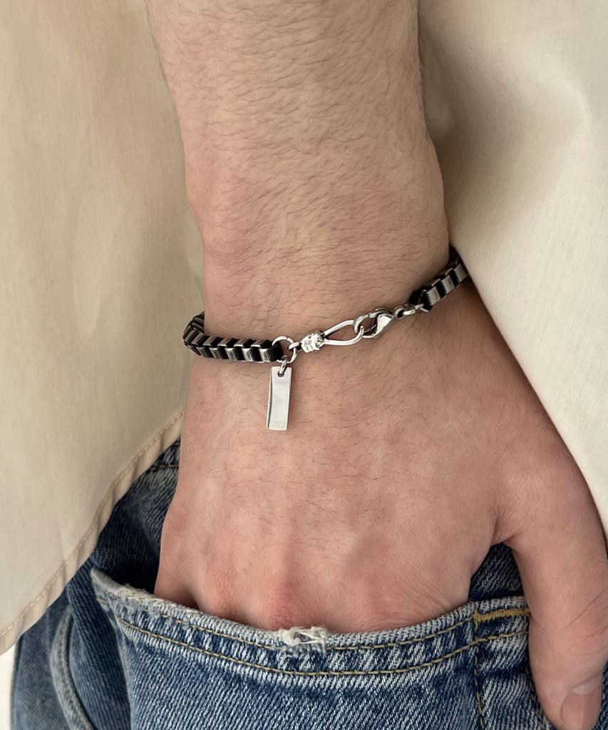 Maz Surgical Antique Box Chain Bracelet