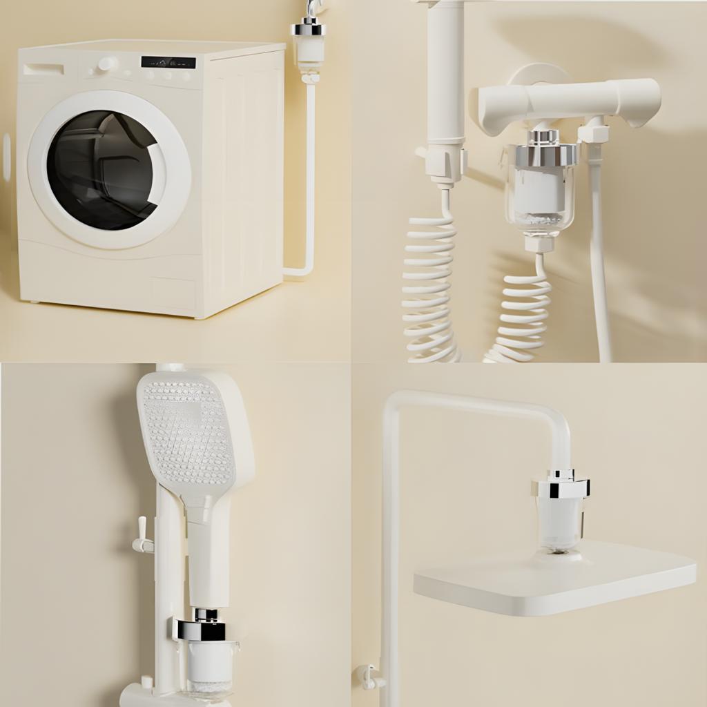 Xiaomi Wasserauslass-Reinigungssets Universal-Wasserhahnfilter Küche Badezimmer Dusche Haushaltsfilter PP-Baumwolle Hochdichtefilter