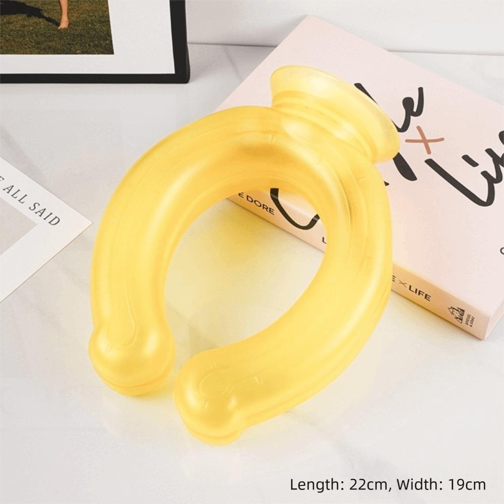 Neck-hanging Hot Water Bottle U-shaped PVC Cold Water Bag New Neck Protection Hot Water Bottle