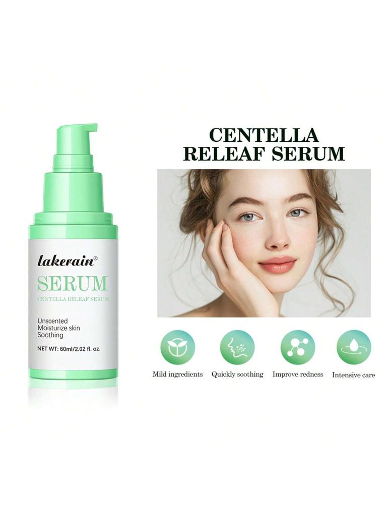1Pc CENTELLA RELEAF SERUM With 60ml Fast Soothing Strengthens The Skin Barrier Gentle Skin Care Repa