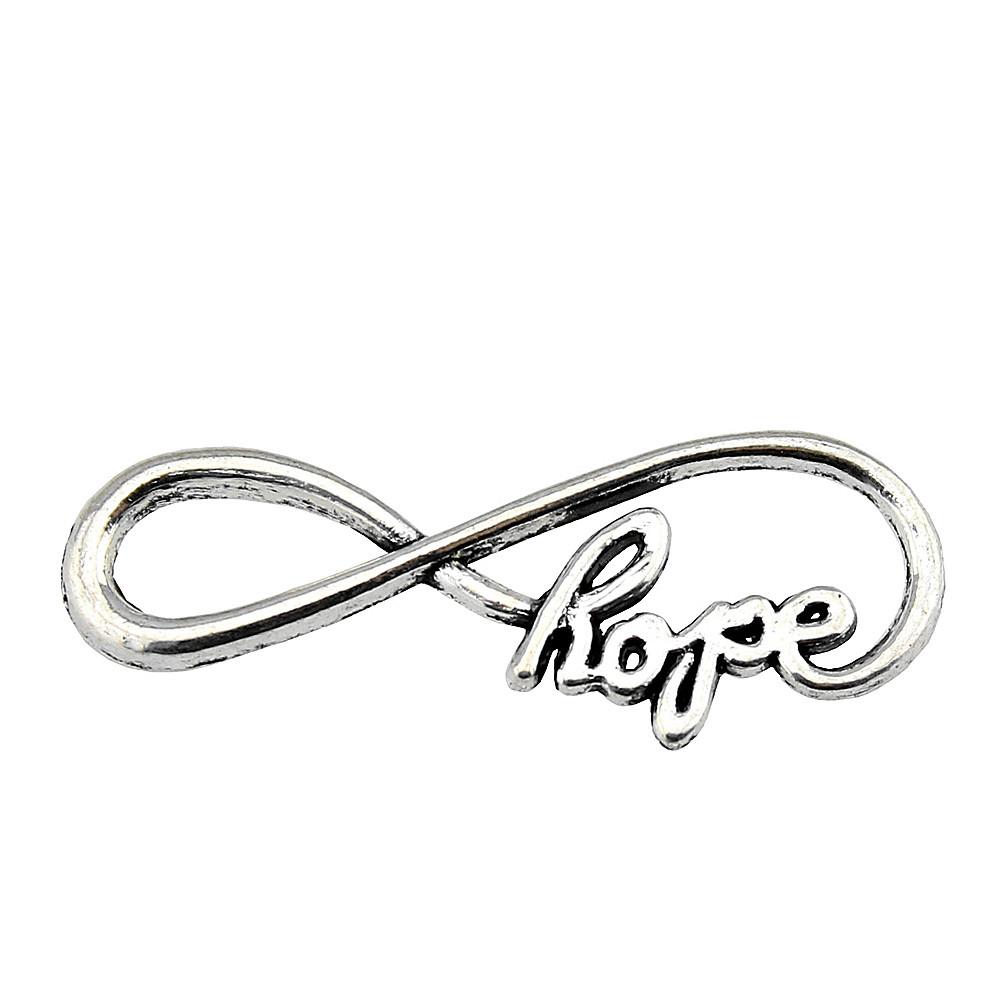 Infinity Connectors Heart Bracelets Charms Lightning Romantic Jewelry Findings