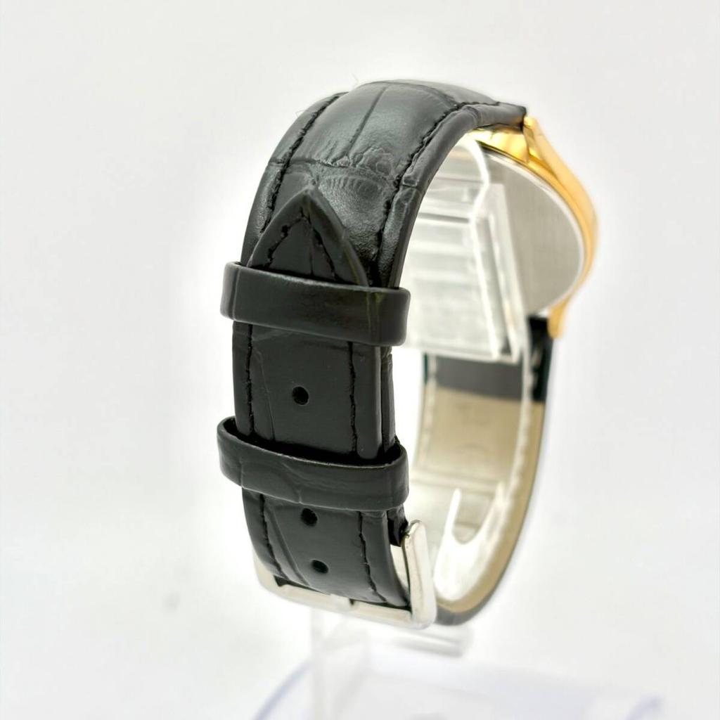 SEIKO Watch Gold 3D0398 New Strap [Excellent Condition/New Battery] Men's 7N01-7041