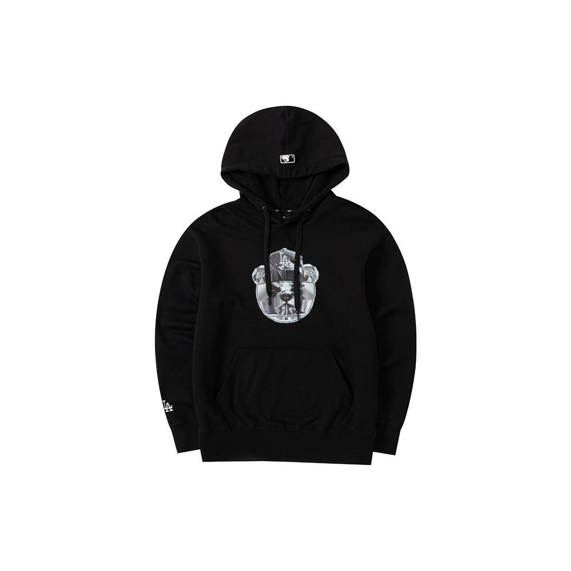 MLB Los Angeles Dodgers Sweatshirts Unisex Black Hooded Moderate Regular 3AHDE0131-07BKS XS