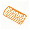 Multifunctional Double Suction Cup Kitchen Sink Drain Basket Hollow Plastic Sponge Soap Dish Storage Rack for Home