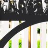 Metal Dog Flower Basket Hanger Wall Mounted Decorative Garden Plant Hanger For Hummingbird Feeder Wind Chime Lanterns