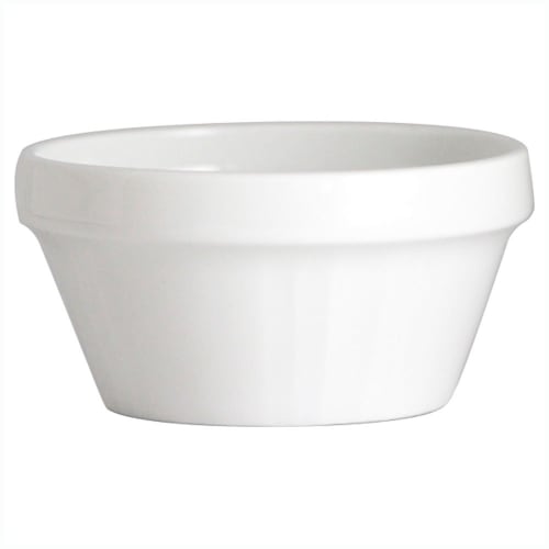 NARUMI Souffle Ovenware, White, 8cm, Stackable, Microwave and Oven Safe, Made in Japan, 1000-3352