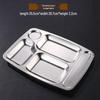 Stainless Steel Divided Canteen Tray