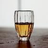 2Pcs/Lot Small Capacity 50ml Hexagon Mouth Glass Tea Cup Tea Ceremony Kung Fu Teacup Tea Master Cup Sake Wine Cup