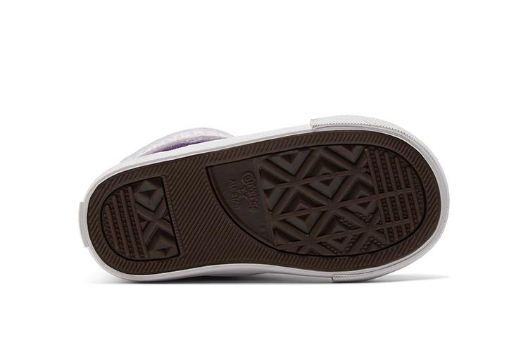 Converse Pro Blaze Strap Canvas Comfortable High Top Skateboard Shoes Purple Infant And Toddler A03817C