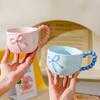Schleife Hochwertige Keramiktasse - Luxus Souvenir Geschenk für Mädchen Wasserbecher