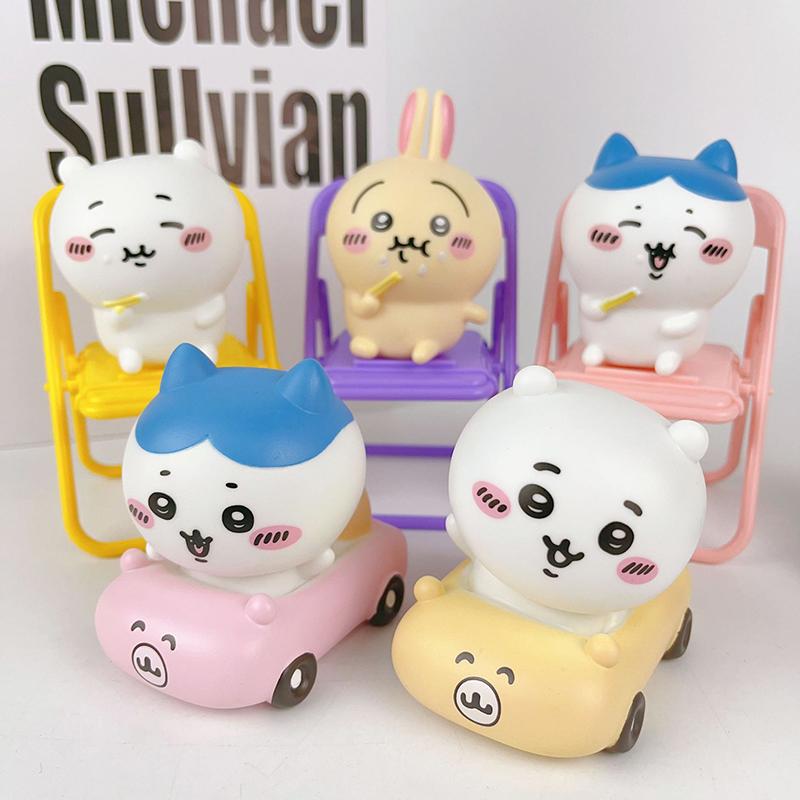 Chiikawa Figurka Hračka Kawaii Hachiware Usagi Panenky Ozdoby Kreslený Roztomilý Sebekritický Medvídek Stolní Dekorace Fanoušci Dětský Dárek