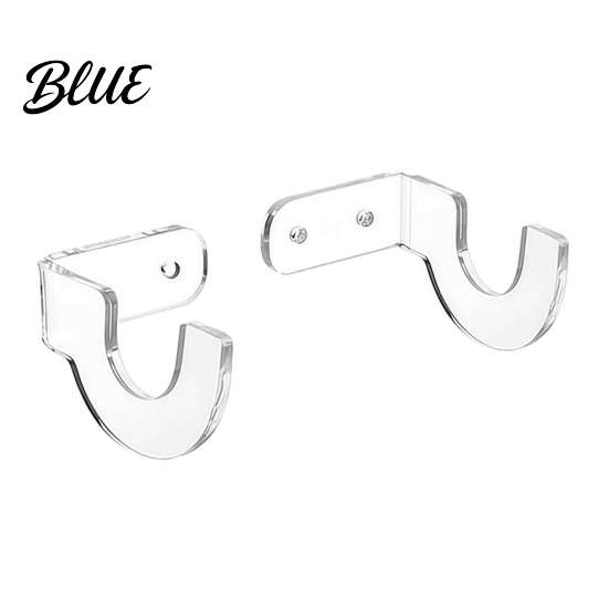 Wall Display for Clear Hanger Acrylic Rack Stand Transparent Swords Mounted Horizontal Holder with Screws