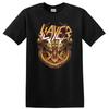 Metal Band Art T Shirt Gothic Graphic Design W/ Flames Tee Classic Style