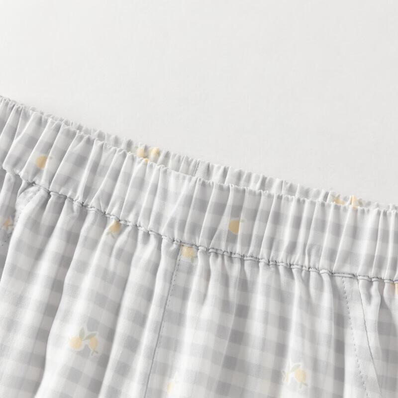 DAVE & BELLA Girls' Summer Anti-Mosquito Print Cuffed Pants