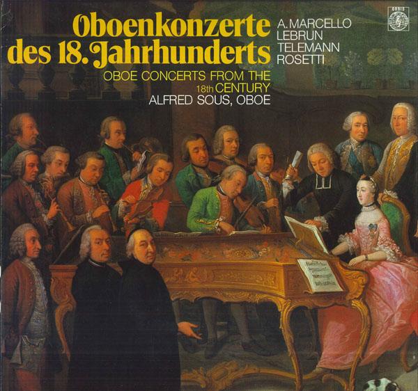 

Виниловая пластинка ALFRED SOUS KAMMERORCHESTER COLLEG Концерты для гобоя XVIII века 426676 ORBIS 1986 Германия Классика Б/у