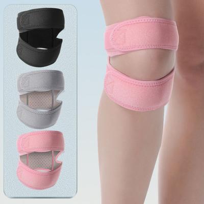 2 Pcs Patella Knee Strap Adjustable Knee Brace for Men Women Double Patella Bands Knee Support Stabilizer for Arthritis Knee Pain Relief Meniscus Tear