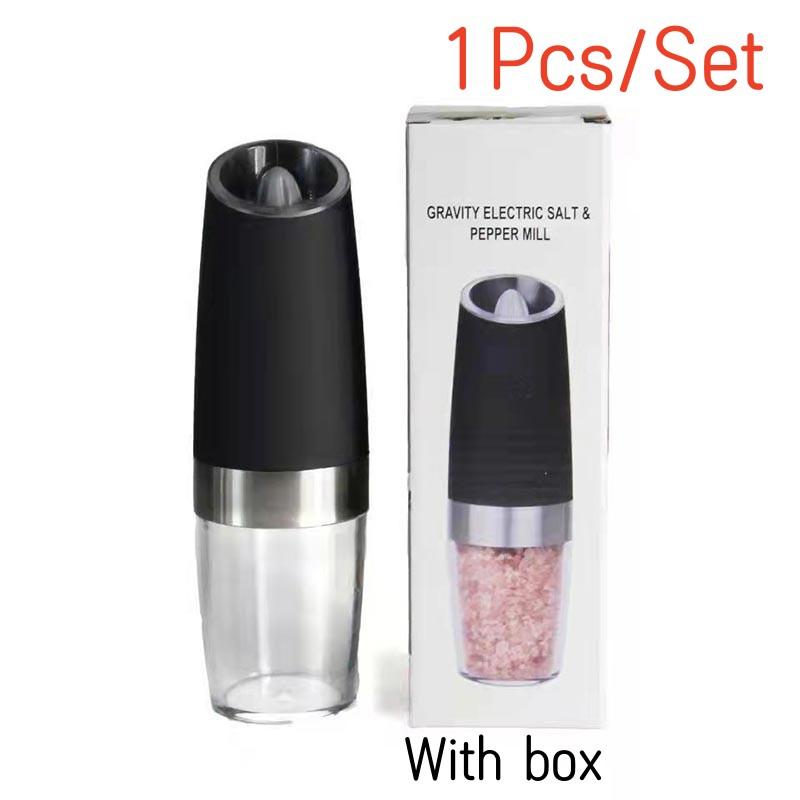 Electric Salt and Pepper Grinder,Automatic Gravity Spice Mill,Cumin Grinder,Pulverizer Kitchen Gadgets for Cooking Seasoning