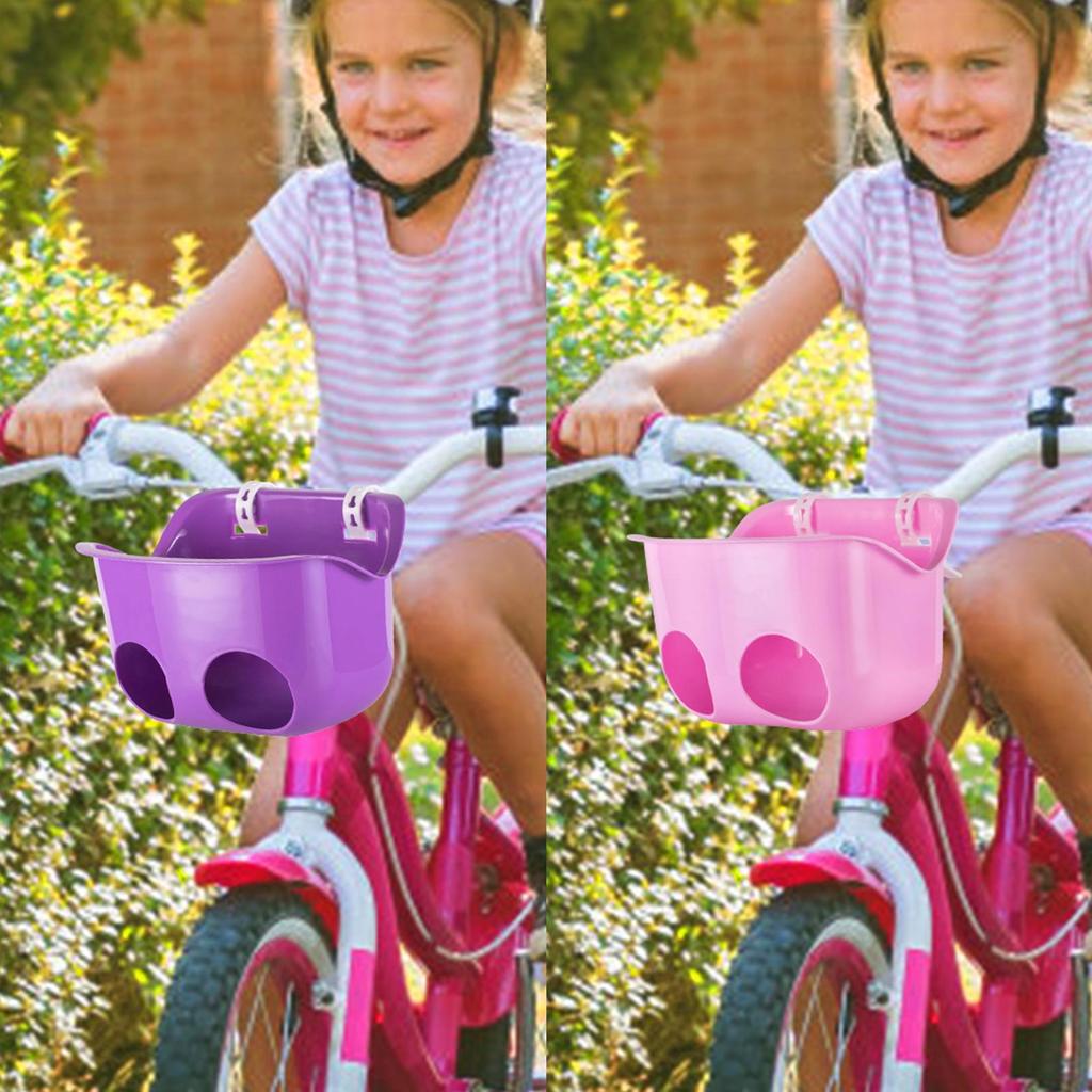 Kids Bike Doll Seat Basket With Holder Straps For Kid Bicycle Handlebar Decorate Baby Bicycle Baby Seat Doll Seat Basket
