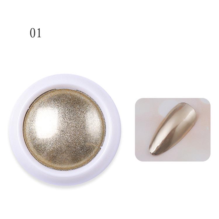 Rose Gold Glitter Nail Magic: Electroplating Mirror Powder