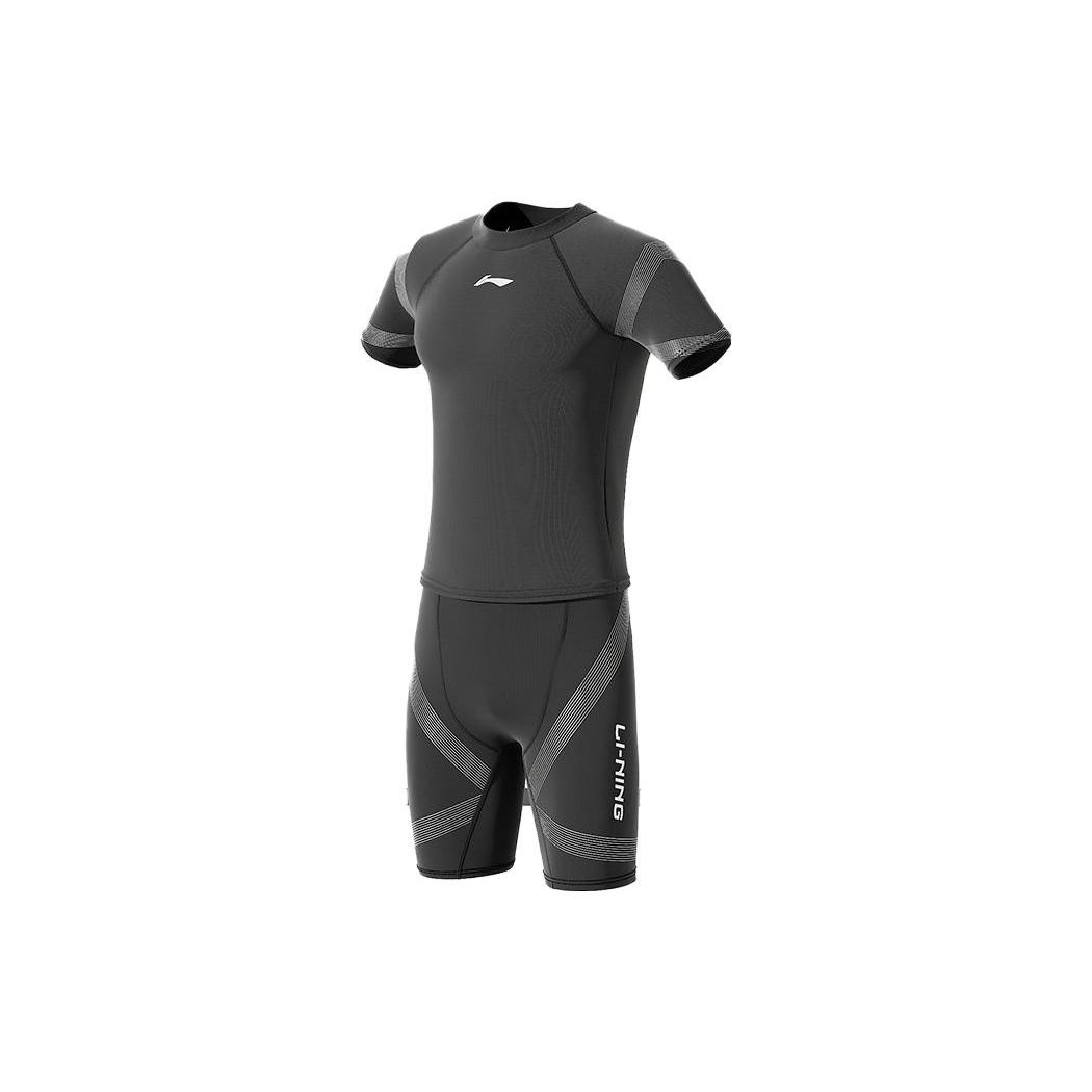 Купальные комплекты Li Ning Мужские Черные Средние LSLR020-1123 L