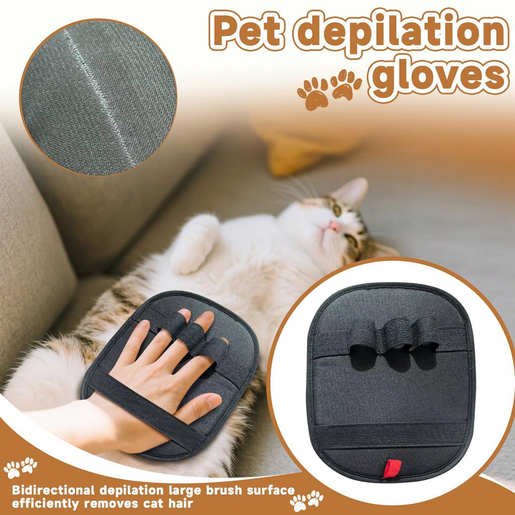 Double Sided Grooming Glove, Grooming Glove For Pet, Pet Grooming Gloves, Versatile Grooming Gloves, Pet Brush Glove For Dogs And Cats