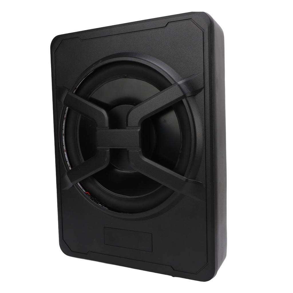 10 Zoll 800W Slim Untersitz-Subwoofer mit Verstärker Unter Sitz Aktiv-Subwoofer für Auto LKW Fernbedienung